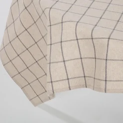 Pöytäliina LINEN 136x136 cm, pellavanvärinen, neliö*Home4you Sale