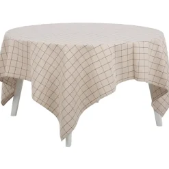 Pöytäliina LINEN 170x170 cm, pellavanvärinen, neliö*Home4you Sale