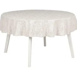 Pöytäliina PARTY Ø170 cm, kirkkaat kukat, beige*Home4you Best