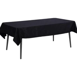 Pöytäliina PARTY 150x220 cm, musta kukka*Home4you Discount