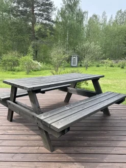 Best Pöytäryhmä Piknikki 170 cm eri värejä Puiset Puutarhakalusteet|Ruokailuryhmät Ulos