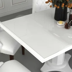 Sale Pöytäsuoja läpinäkyvä 90x90 cm 2 mm pvc Keittiötekstiilit