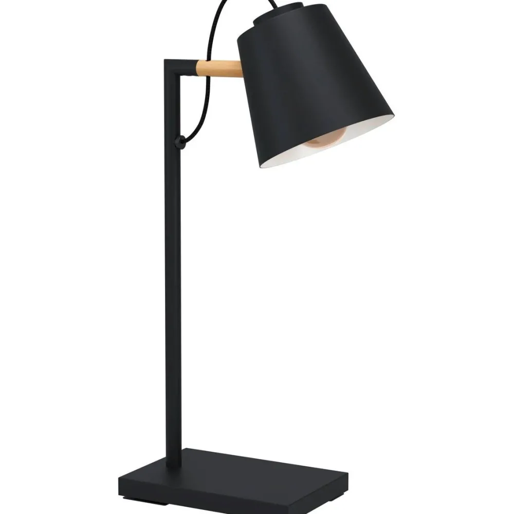 Pöytävalaisin Lacey 48,5cm musta/puu*Eglo Outlet