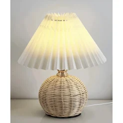 New Pöytävalaisin BRZ-343412, ø10-22cm, E27, max. 40W, IP20, kerma/beige Pöytävalaisimet