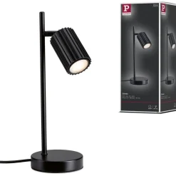 Discount Pöytävalaisin Lirena GU10 max. 7W metalli, mattamusta Pöytävalaisimet