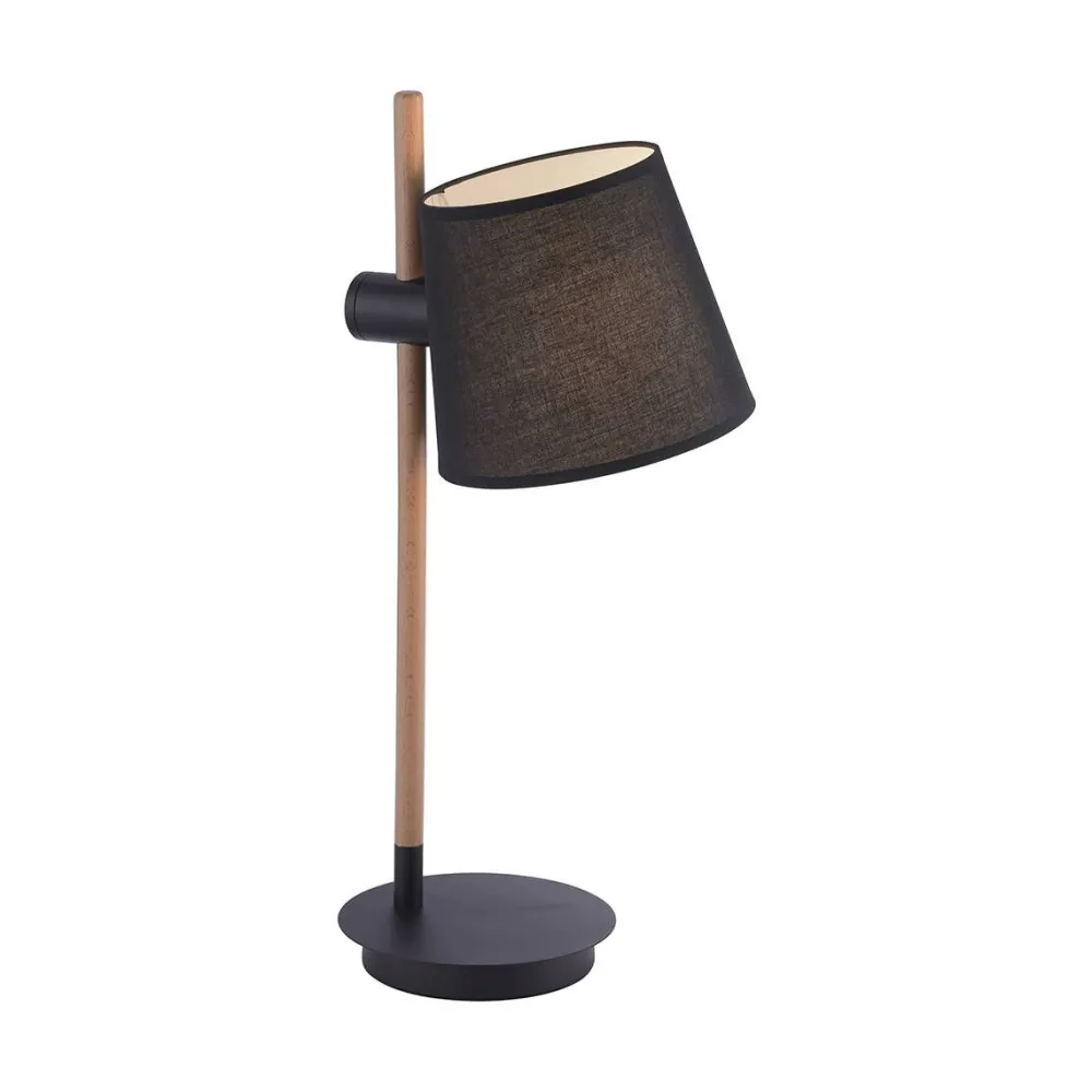 Outlet Pöytävalaisin Miriam 37x20x55cm 60W musta Pöytävalaisimet