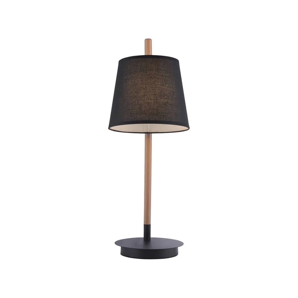 Outlet Pöytävalaisin Miriam 37x20x55cm 60W musta Pöytävalaisimet
