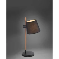 Outlet Pöytävalaisin Miriam 37x20x55cm 60W musta Pöytävalaisimet