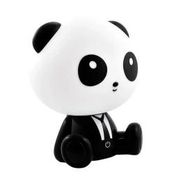 Pöytävalaisin Panda LED 2,5 W IP20 195x160x245 mm muovi musta/valkoinen*Polux Clearance