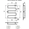Pyyhekuivain EE 400S 5K L 500x630 mm 60W sähkö kromi*Sentakia New