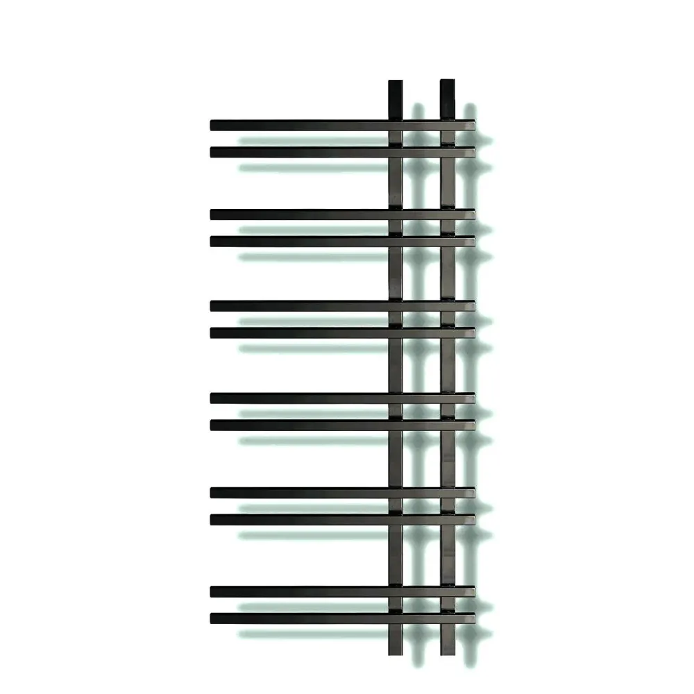Hot Pyyhekuivain Vento 120x55 musta 50031 Vesikiertoiset Pyyhekuivaimet