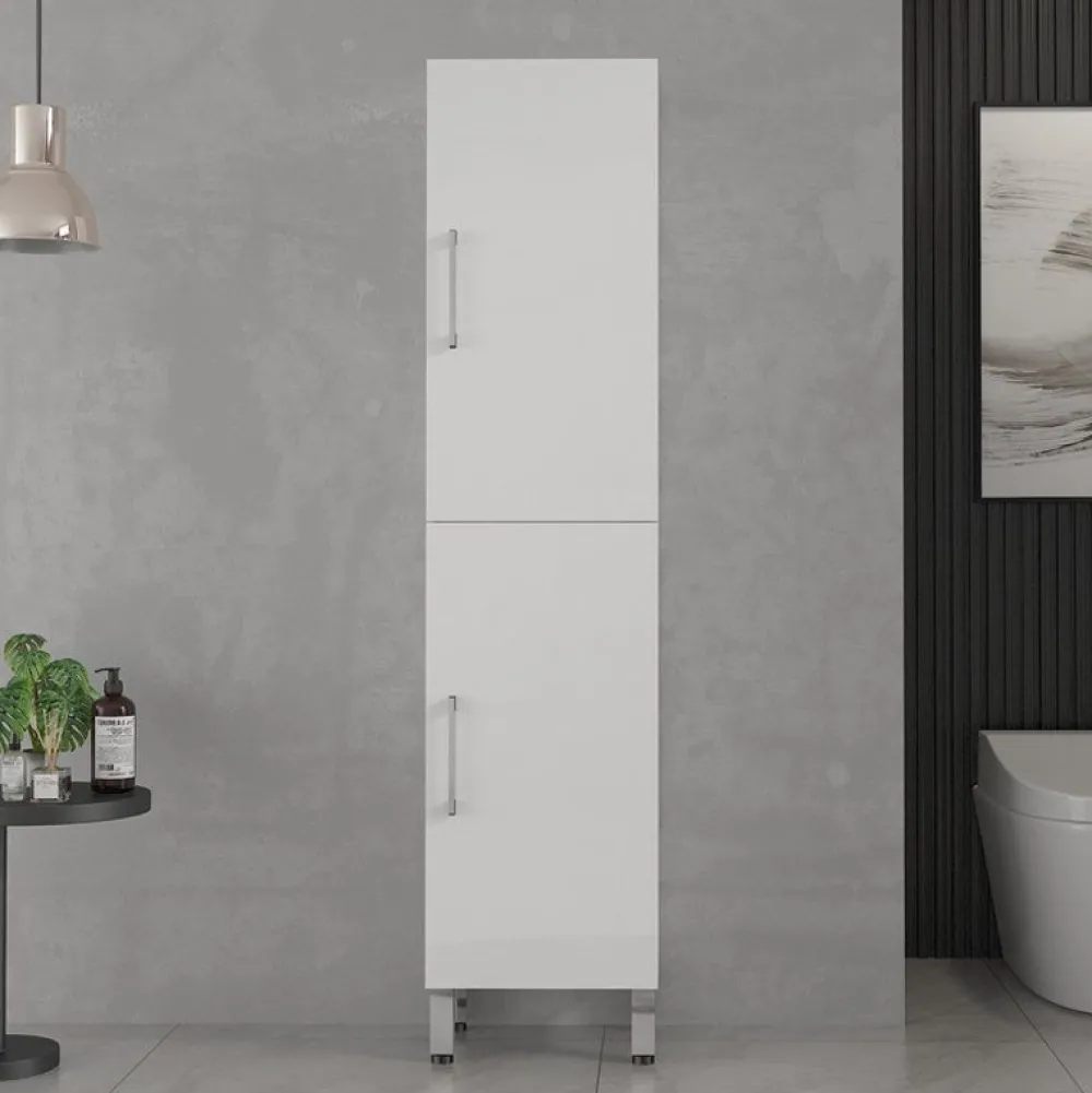 Pyykkikaappi Kaisla, pvc, 160cm, valkoinen*Lektar Indoor Outlet