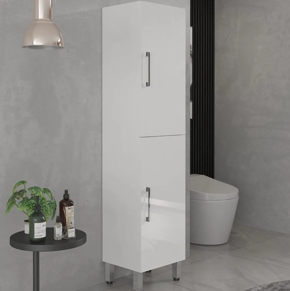 Pyykkikaappi Kaisla, pvc, 160cm, valkoinen*Lektar Indoor Outlet