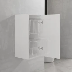 Pyykkikaappi Kaisla, pvc, 80cm, valkoinen*Lektar Indoor Hot
