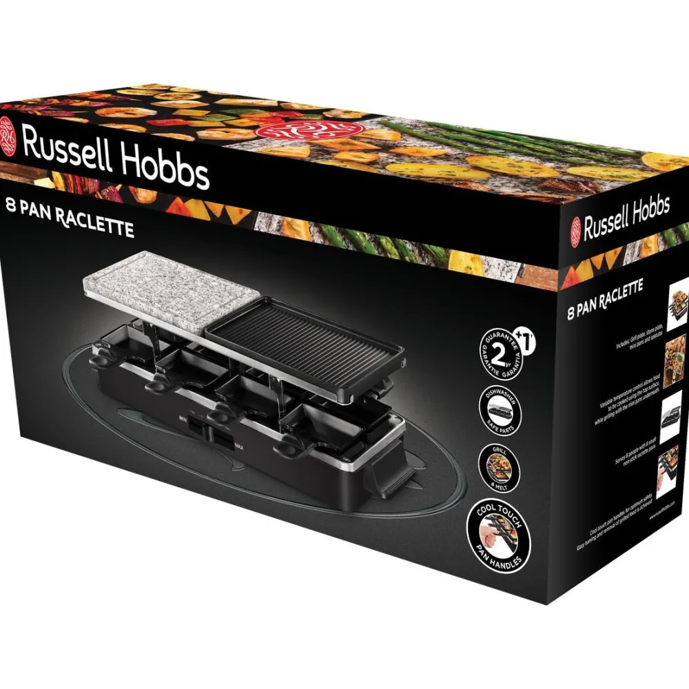 Raclette Grilli 3-in-1 26280-56 musta*Russell Hobbs Discount