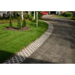 Reikälaatta Lakka 400x600x100 mm harmaa*Lakka Rakennustuotteet Best
