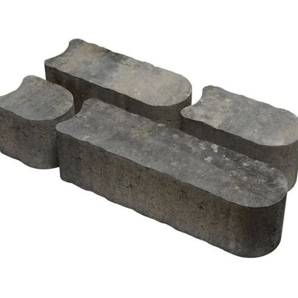 Reunakivi Laineri 140x140 mm sileä savu*Rudus Online