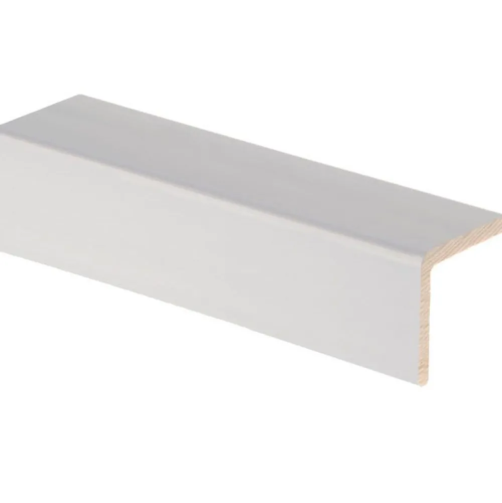 Reunalista ART Aava 42x42/36x2700mm mänty valkoinen Reunalistat