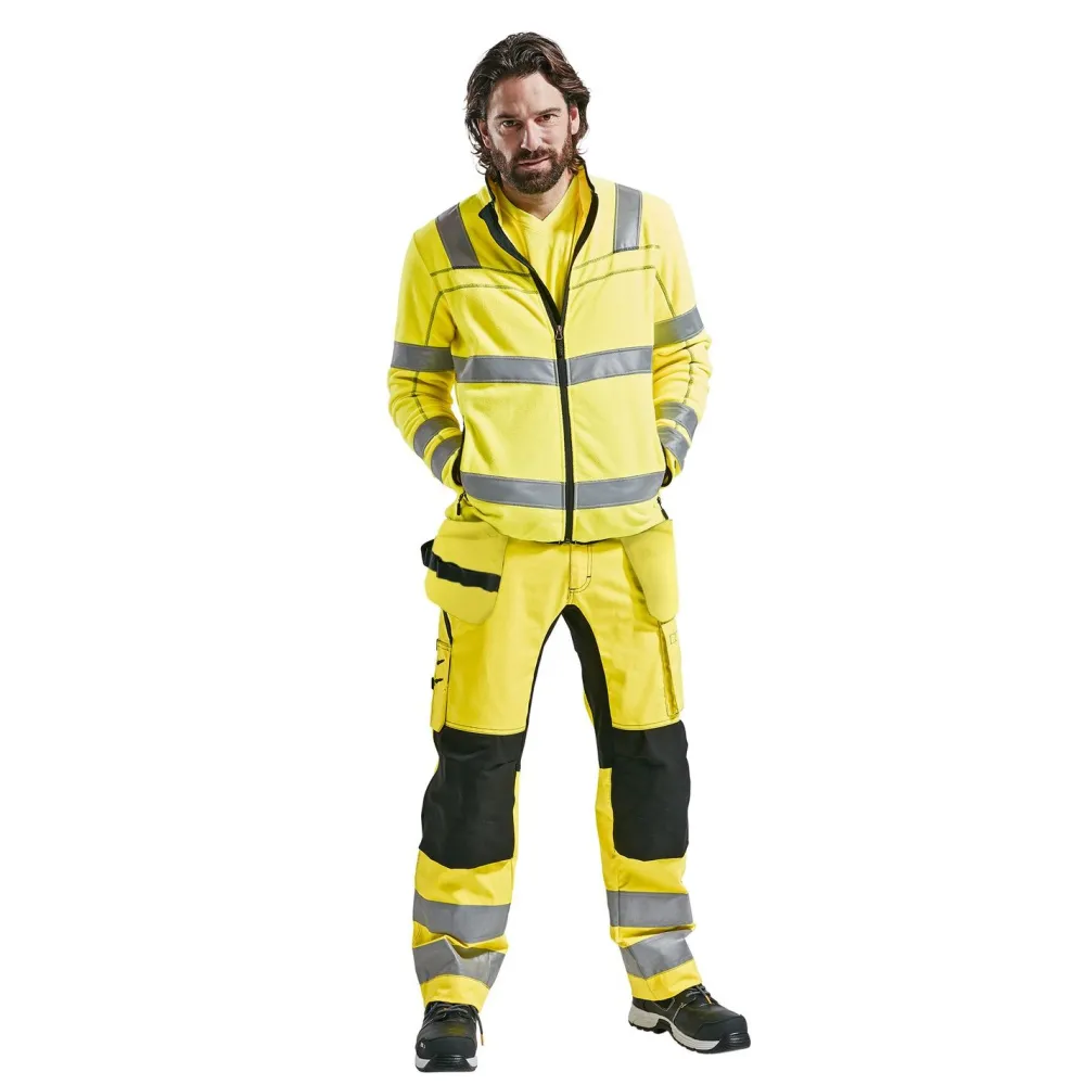 Riipputaskuhousut 1552 Highvis Stretch huomiokeltainen/musta*Blåkläder Best