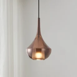Riippuvalaisin Almoster Ø25cm E27 maks. 28W IP20 musta/kupari*Eglo