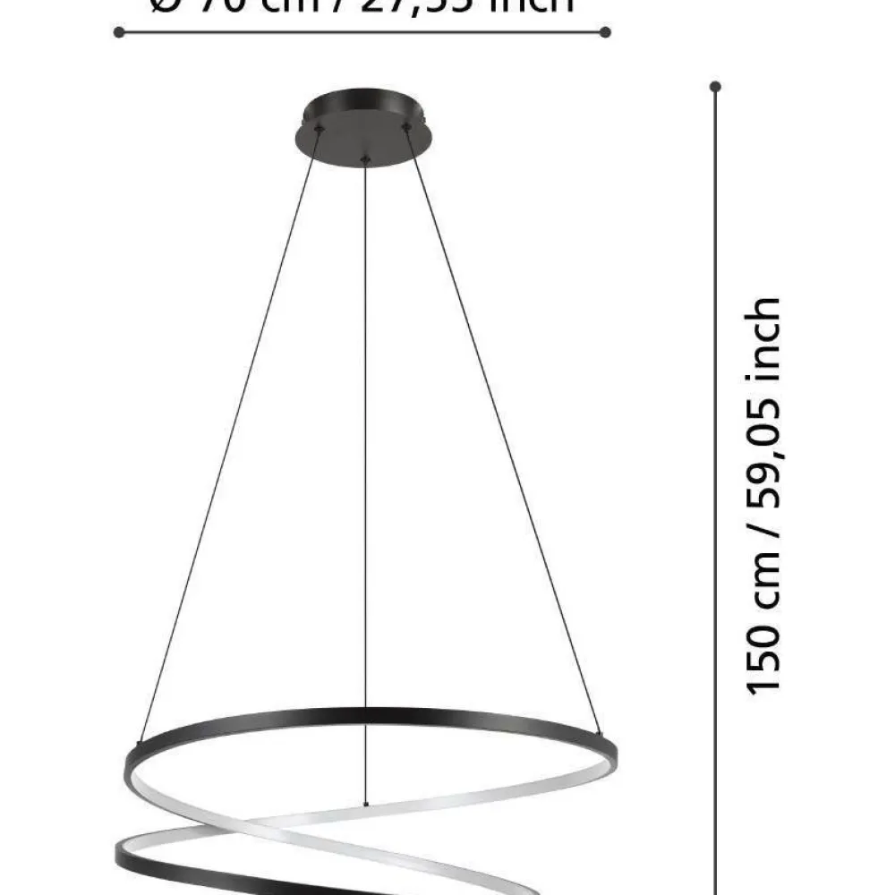 Clearance Riippuvalaisin Ruotale LED eri kokoja Riippuvalaisimet