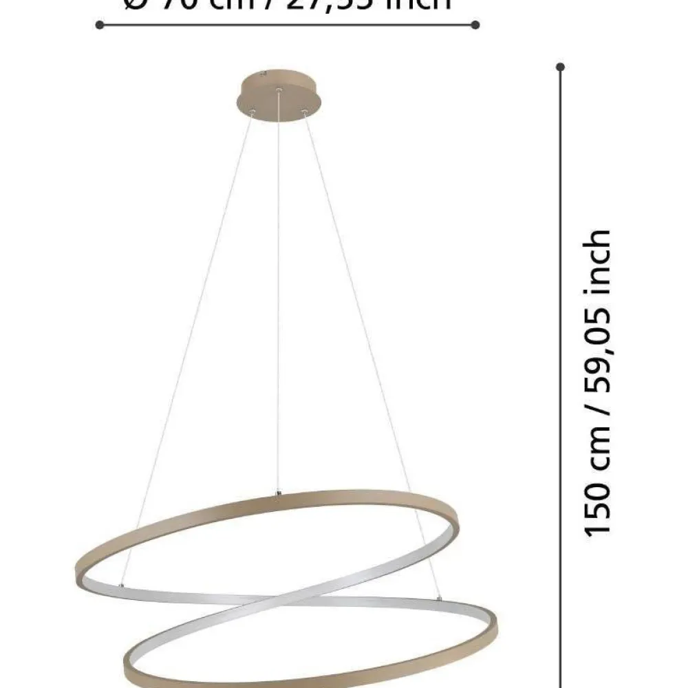 Clearance Riippuvalaisin Ruotale LED eri kokoja Riippuvalaisimet