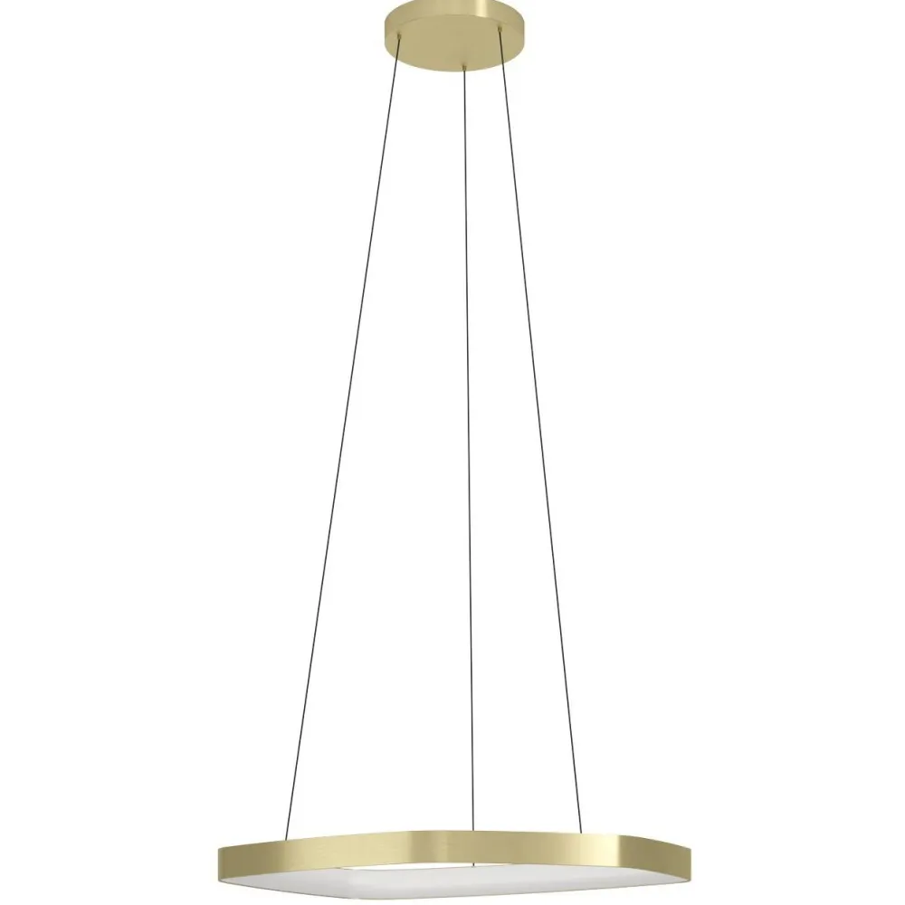 Riippuvalaisin Vallerosa, Ø58cm, LED, 25.2W, IP20, messinki/valkoinen*Eglo Best