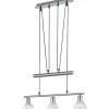 Riippuvalaisin Levisto 605x110x1600 mm 3-osainen harjattu teräs*Trio Outlet