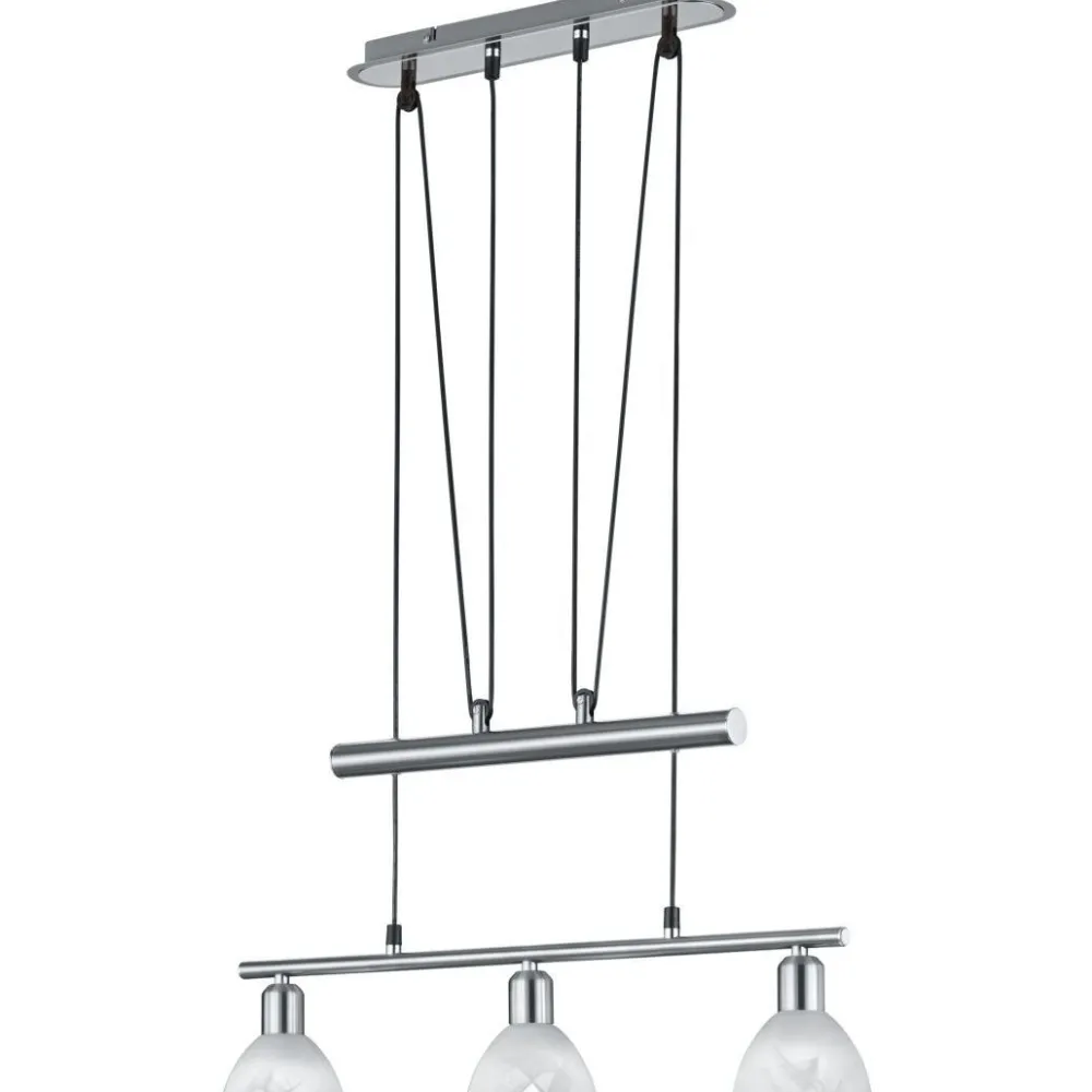 Riippuvalaisin Levisto 605x110x1600 mm 3-osainen harjattu teräs*Trio Outlet