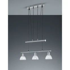 Riippuvalaisin Levisto 605x110x1600 mm 3-osainen harjattu teräs*Trio Outlet