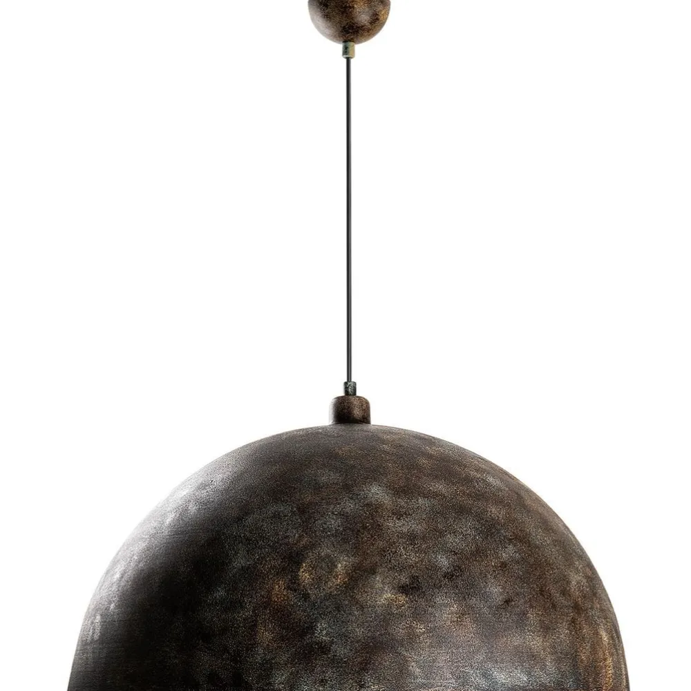 Riippuvalaisin KURE RETRO, Ø60cm, tummanruskea*Linento Lighting New