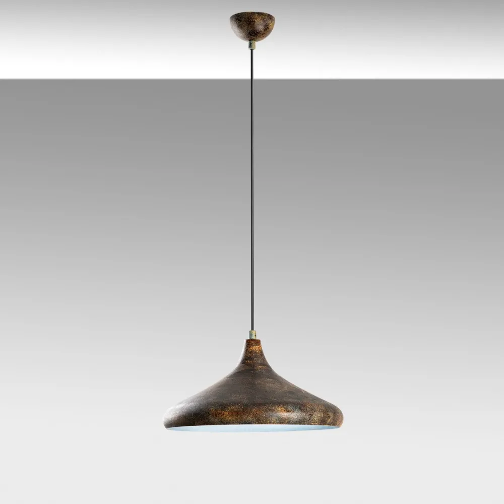 Riippuvalaisin EYSAN-207-RETRO, Ø35cm, tummanruskea*Linento Lighting Hot