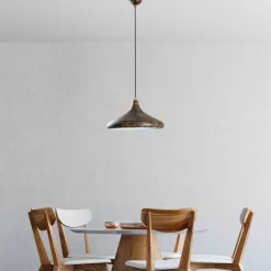 Riippuvalaisin EYSAN-207-RETRO, Ø35cm, tummanruskea*Linento Lighting Hot