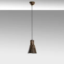 Riippuvalaisin KONIKKEM-6362-RETRO, Ø14cm, tummanruskea*Linento Lighting Sale
