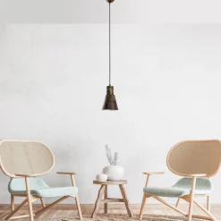 Riippuvalaisin KONIKKEM-6362-RETRO, Ø14cm, tummanruskea*Linento Lighting Sale