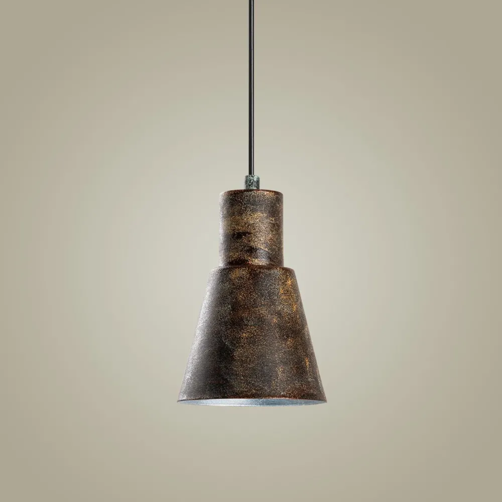 Riippuvalaisin KONIKKEM-6362-RETRO, Ø14cm, tummanruskea*Linento Lighting Sale