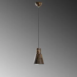 Riippuvalaisin KONIKKEM-6362-RETRO, Ø14cm, tummanruskea*Linento Lighting Sale
