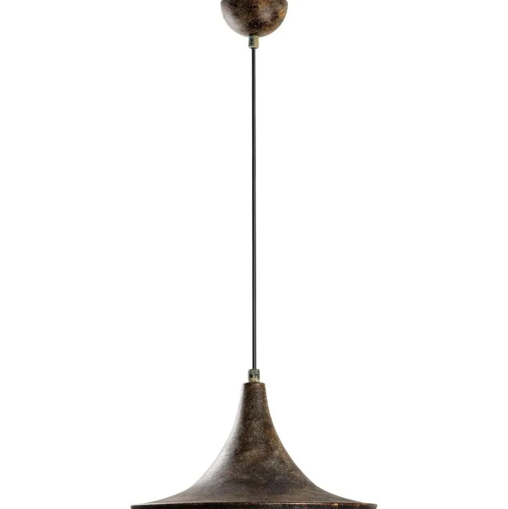 Outlet Riippuvalaisin TOM-3531-RETRO, Ø30cm, tummanruskea Retro Ja Vintage Kattovalaisimet