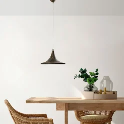 Outlet Riippuvalaisin TOM-3531-RETRO, Ø30cm, tummanruskea Retro Ja Vintage Kattovalaisimet