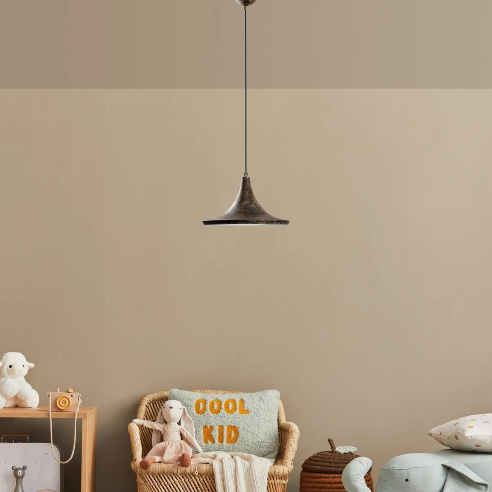 Outlet Riippuvalaisin TOM-3531-RETRO, Ø30cm, tummanruskea Retro Ja Vintage Kattovalaisimet