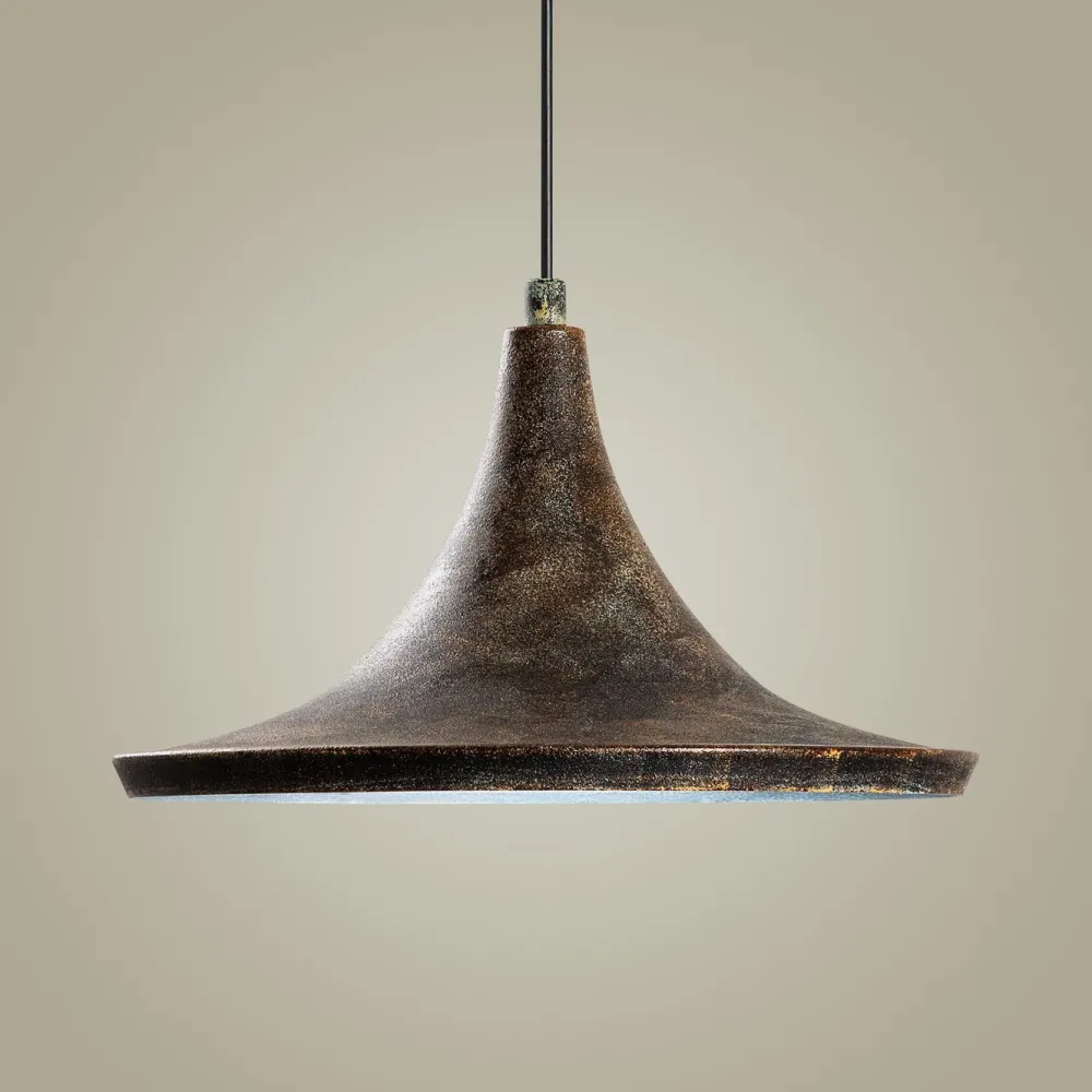 Outlet Riippuvalaisin TOM-3531-RETRO, Ø30cm, tummanruskea Retro Ja Vintage Kattovalaisimet