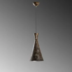 Riippuvalaisin TOM-3541-RETRO, Ø19cm, tummanruskea*Linento Lighting Online