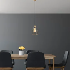 Riippuvalaisin Kofi-N-1092-1, Ø17cm, kulta*Linento Lighting Outlet