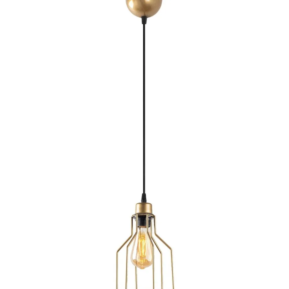 Riippuvalaisin Kofi-N-1092-1, Ø17cm, kulta*Linento Lighting Outlet
