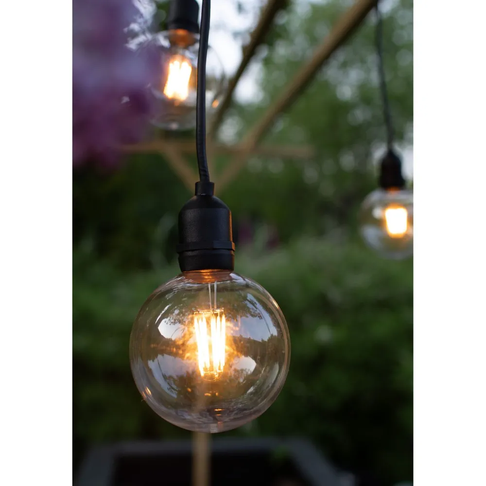 Riippuvalaisin Garden 24 Ø5cm 2,86W musta*Markslöjd Discount