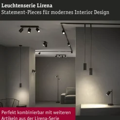 Outlet Riippuvalaisin Lirena GU10 max. 10W metalli, mattamusta Riippuvalaisimet