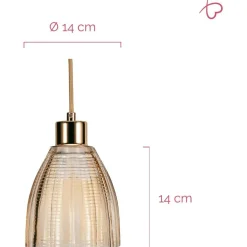 Riippuvalaisin Pauleen Gleaming Gold, 13.3cm, E27, kulta*Paulmann New