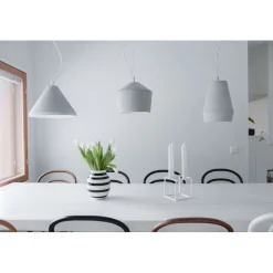 Discount Riippuvalaisin Corner 3 22 x 32 cm betoni betoni/valkoinen Design-Kattovalaisimet
