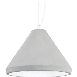 Discount Riippuvalaisin Corner 3 22 x 32 cm betoni betoni/valkoinen Design-Kattovalaisimet