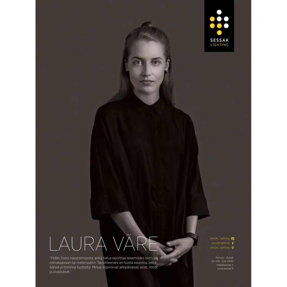Outlet Riippuvalaisin Laaka musta Design-Kattovalaisimet